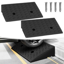 2x Auffahrrampe Gummi extra