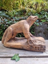 Geschnitzter Holz Frosch