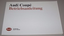 Betriebsanleitung Audi Coupe
