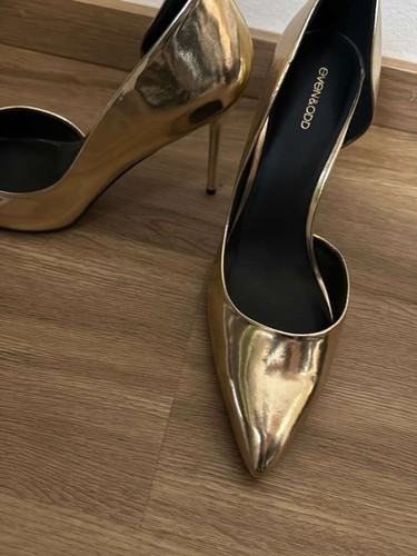 Lack pumps gold - 43, tolle