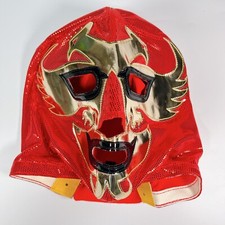 Dos Caras Maske Rot Gold