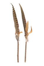 Katzenspielzeug Federwedel mit