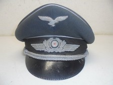 2wk Luftwaffe Schirmmütze Deutsch Entnazifiziert Ungereinigter Fundzustand 2ww