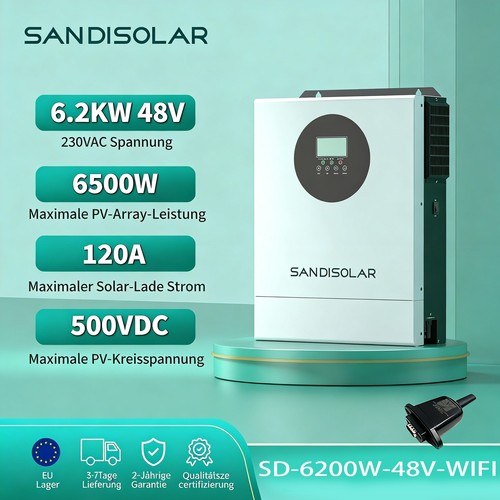 6200w 48v hybrid solar - 6200w,