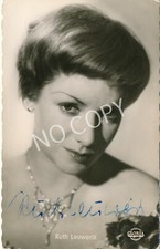 100% Original Autogramm Autograph Karte handsigniert Ruth Leuwerik J1.42