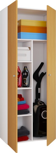 Holz besenschrank putzschrank - besenschrank,