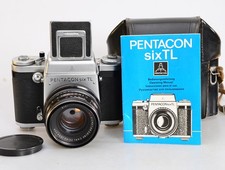 Pentacon six TL 6x6 Medium Format ⭐ BIOMETAR 2.8/80 red MC CARL ZEISS JENA✅(8320