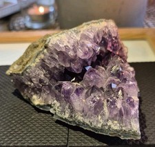Amethyst Druse 394g Natur Mineral Sammler Gestein 
