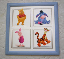 Wandbild Bild für Kinder: Disney's Winnie Pooh und seine Freunde - 60 x 60  cm