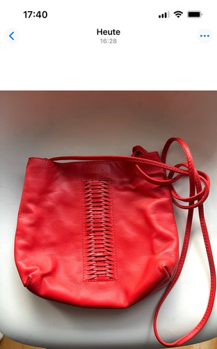 Roeckl mini tasche - mini, orange-rot