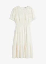 Midikleid Gr. 48 Wollweiß