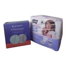 NEU Set für Mama: Wochenbett-Einlagen + Lansinoh Stilleinlagen (Kliniktasche)