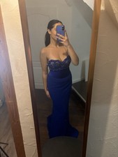 Abendkleid Blau Meerjungfrau