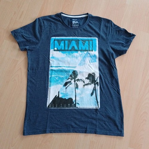 Shirt grau mit aufdruck - grau,
