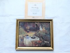 Porzellanbild Wandbild von 1997 Bradex Nr., Bild Nr. 1464 Claude Monet