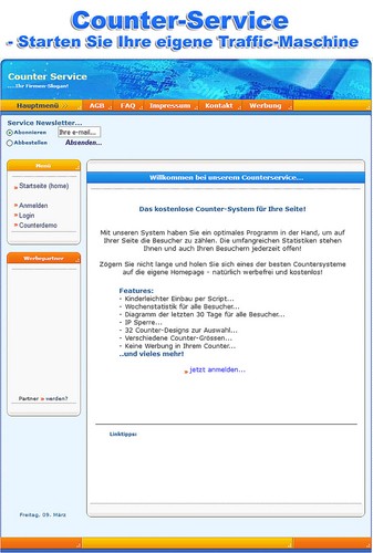 Counter service starten - starten, sie