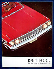 Prospekt brochure 1964 Ford Performance Car   (USA) Galaxie