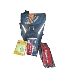 LEGO -  Schulranzen Schulranzen Set 4 Teile -  Dragon Power  UNBENUTZT 