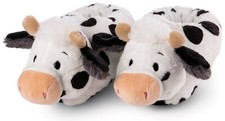 Nici 49040 Hausschuhe Kuh Cowluna figürlich Gr 38-41 Plüsch Farm Friends Green