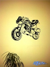 Wandtattoo motorrad oracal - motorrad, 2