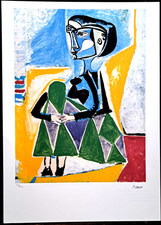 Pablo Picasso  - Kauernde Frau