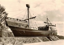 Saßnitz/Neu Mukran "Piratenschiff" 1972 ungelaufen, Echtes Foto  Ansichtkarte