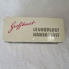 alte Blechdose Dose Hansaplast