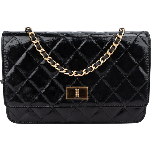 Chanel patent 55 - wallet, on