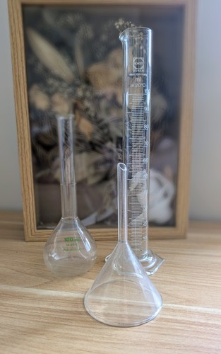 Vintage laborglas set schott - vintage,