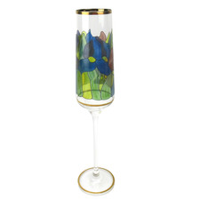 Königlich Tettau Sektglas LILIE Motiv nach Louis Comfort Tiffany Sektkelch