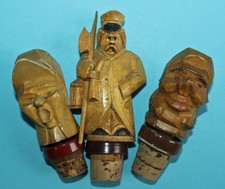 Alte Holz Schnapsnasen / 3