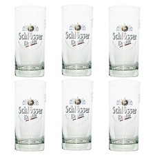 6x Schlösser Alt Bierglas
