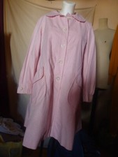 50er 60er Jahre Mantel pepita rosa Größe 38/40 neuwertig Swinger Mantel