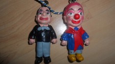 Figuren ca. 9 cm groß Tünnes und Schäl zum Umhängen für Karneval/Fasching