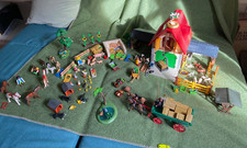 Playmobil Großer Bauernhof 4490 mit viel Zubehör ohne OVP inkomplett