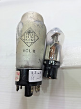 VY2 + VCL11 DKE38 VOLKSEMPFANGER   Telefunken Röhre Tube getestet mit Funke W19