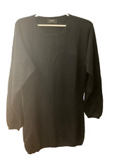 CIVIDINI Kaschmir-Pullover Schwarz Gr: 46 Sehr guter Zustand!