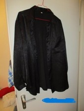 schwarze Crash-Bluse Langarm