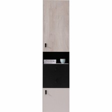 Wäscheschrank Schrank PLANET PL4 eintüriger mit 2 Schubladen Breite 45 cm 