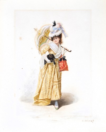 Original aquarell charles - original,