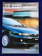 Fiat Marea, Marea Weekend Zubehör Prospekt 11.1996 Mit Borbet Felgen 