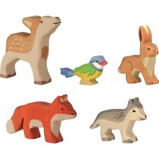 Holztiger Holzfigur -