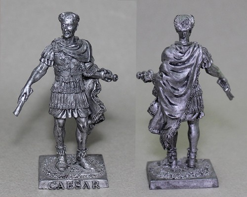 Zinnfigur julius caesar - zinnfigur, 54mm.