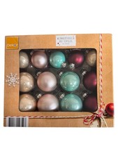 XXL Weihnachtsbaumkugeln 26-tlg. Set Echtglas Weihnachtskugeln Deko Set