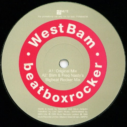 Westbam beatboxrocker 12 - westbam, (12"