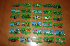 30  Fruchtzwerge-Puzzle-Magnete " Tiere" kpl. Satz A-Z inkl. AU, EI, SCH + ST