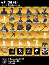 OG Account -Black Knight -The Reaper-Mako Gleiter -RDW