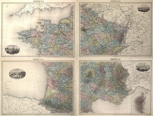 Frankreich original stahlstich - frankreich,
