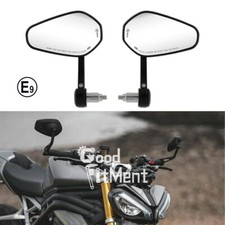 2x Motorrad Lenkerendenspiegel