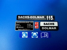 Aufklebersatz für Sachs-Dolmar 115 Motorsäge